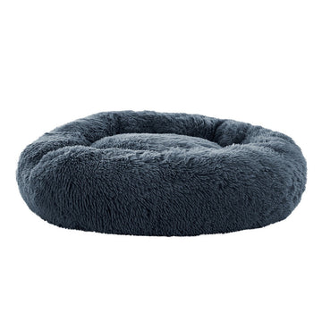 i.Pet Pet bed Dog Cat Calming Pet bed Large 90cm Dark Grey Sleeping Comfy Cave Washable i.Pet